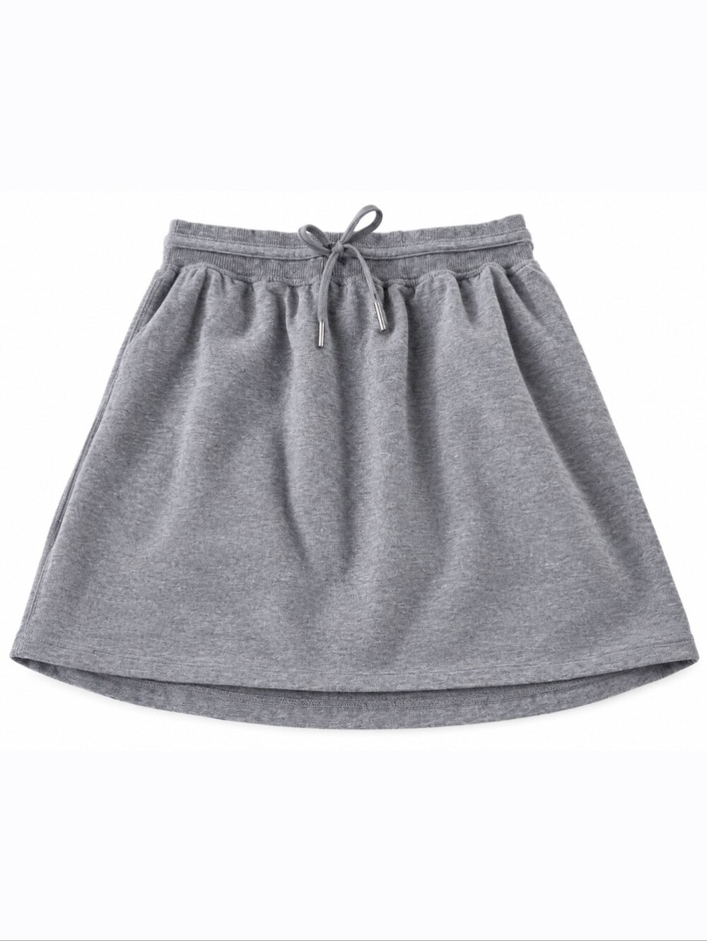 Lululemon Women’s Gray Cotton Drawstring Casual Skirt, Sz 8